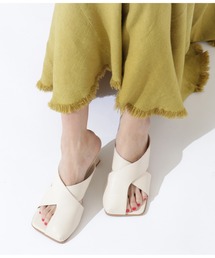 アシンメトリーサイドオープンサンダル