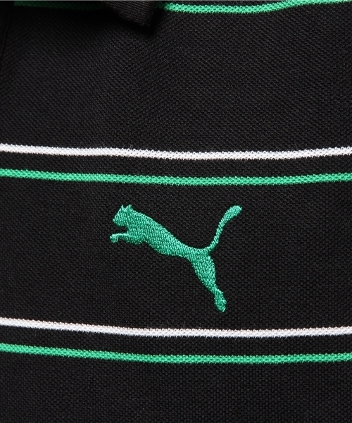 PUMA（プーマ）の「CD ストライプスキッパーシャツ（ポロシャツ・メンズ・ブラック/ネイビー/レッド/ホワイト・MEDIUM/SMALL/XO/O/LARGE）」の5枚目の写真