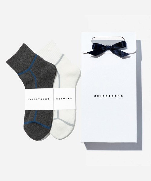 CHICSTOCKS(シックストックス)の「アンクルソックス2足ギフトバッグセット(ソックス/靴下・メンズ・その他1/その他2/その他3/その他4/その他7/その他8/その他6・SMALL/MEDIUM/LARGE)」の5枚目の写真