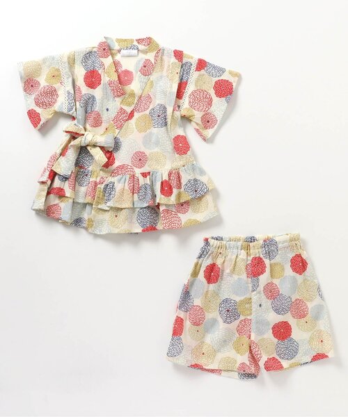 セール】菊づくし総柄甚平（浴衣）｜BREEZE（ブリーズ）の