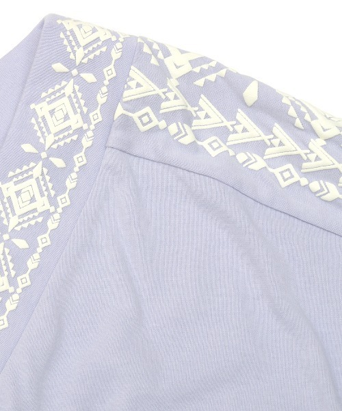 チチカカ（チチカカ）の「リサイクル素材ｘキカプリントチュニック（チュニック・レディース・ホワイト/パープル/グリーン・FREE）」の19枚目の写真