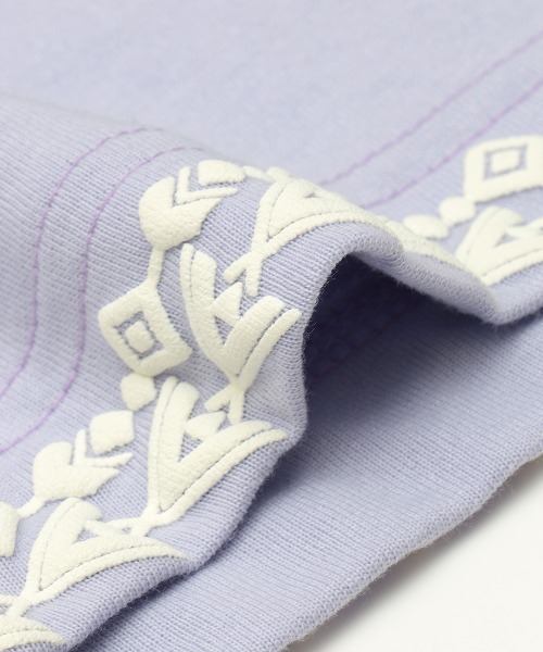 チチカカ（チチカカ）の「リサイクル素材ｘキカプリントチュニック（チュニック・レディース・ホワイト/パープル/グリーン・FREE）」の21枚目の写真