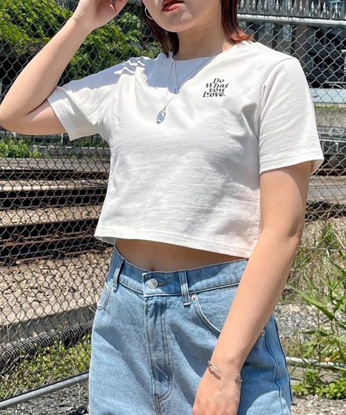 PAGEBOY(ページボーイ)の「PAGEBOYLIM/DWYLショートT(Tシャツ/カットソー・レディース・オフホワイト/ブラック/グレー・FREE)」の18枚目の写真