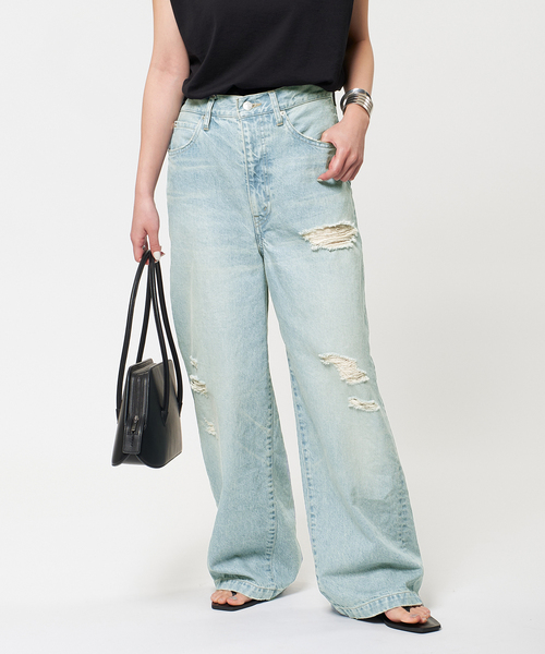 AP STUDIO（エーピーストゥディオ）の「SCENTOF ブルーデニム（デニムパンツ・レディース・サックスブルー系/サックスブルー系1・38/36/34）」の21枚目の写真