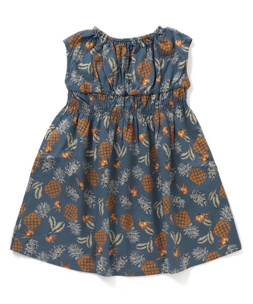 BREEZE（ブリーズ）の「総柄サンドレス（ドレス・キッズ・ネイビー/イエロー・80/90/100/110/130/120/140）」の6枚目の写真