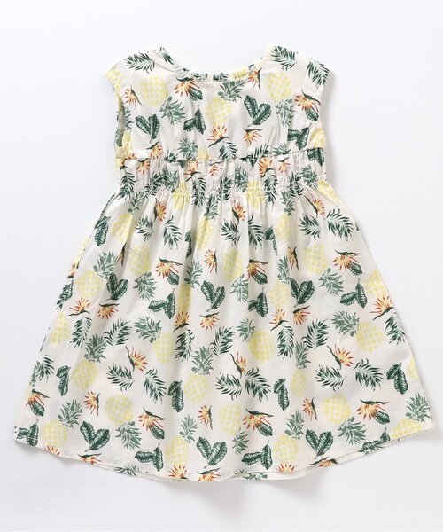 BREEZE（ブリーズ）の「総柄サンドレス（ドレス・キッズ・ネイビー/イエロー・80/90/100/110/130/120/140）」の3枚目の写真
