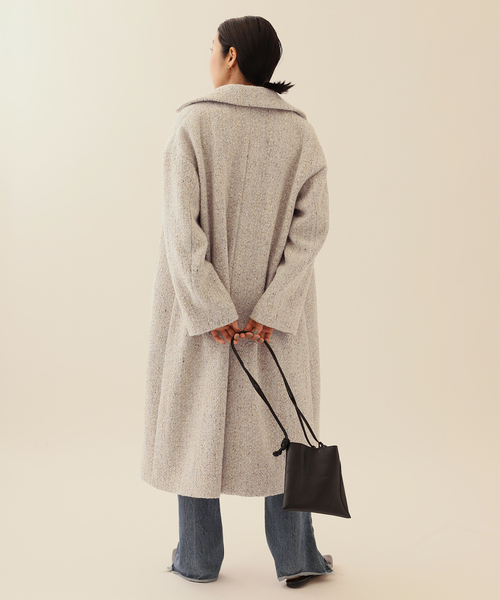 journal standard L'essage（ジャーナルスタンダードレサージュ）の「ピュアウールブークレコート（その他アウター・レディース・ブラック/ナチュラル/パープル系その他/イエロー系その他・FREE）」の20枚目の写真