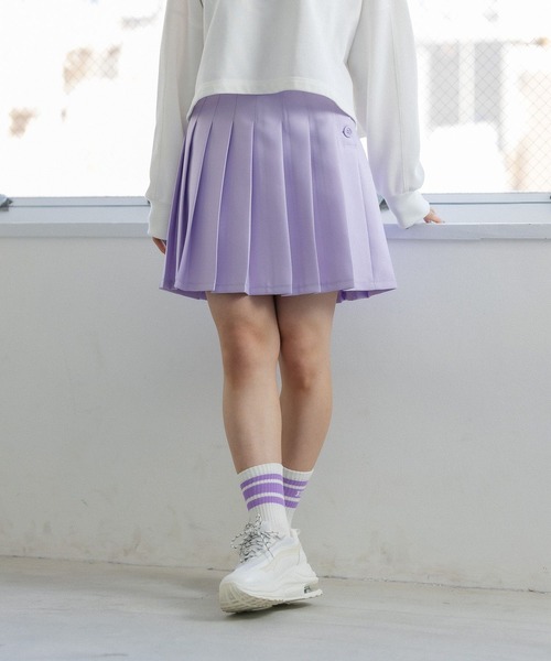 repipi armario(レピピ アルマリオ)の「ハイウエストプリーツスカート(スカート・キッズ・ブラック/グレー/グリーン/モカ/ブラック系その他/ベージュ系その他/ブラウン系その他/グリーン系その他/ホワイト系その他/グレー系その他/ライトベージュ/パープル系その他/グリーン系その他2/ベージュ/グレー系その他2/ホワイト/サックスブルー・SMALL/MEDIUM/LARGE)」の17枚目の写真