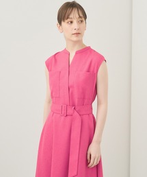 ANAYI | リネンチョウオックスポケットツキ　ワンピース(ワンピース)