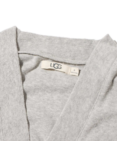 UGG（アグ）の「UGG@mos パイルカーディガン / アグ パイルカーディガン（ルームウェア/パジャマ・メンズ・ネイビー/グレー・M/L）」の8枚目の写真