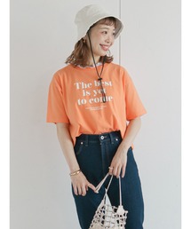 ehka sopo | クロップド丈ロゴTシャツ(Tシャツ/カットソー)