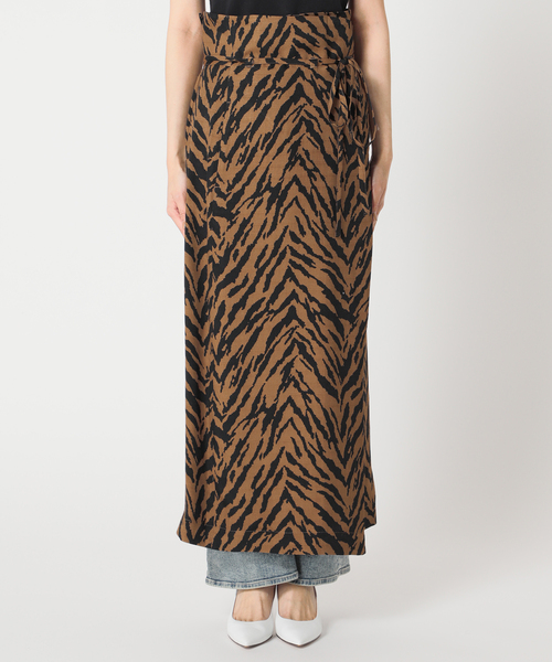 plage(プラージュ)の「【JANE SMITH/ジェーンスミス】ZEBRA WRAP スカート◆(スカート・レディース・ホワイト/ブラウン・38/36)」の15枚目の写真