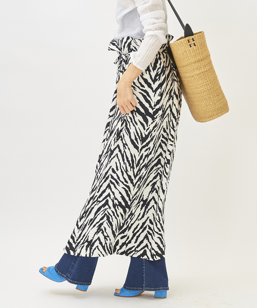 plage(プラージュ)の「【JANE SMITH/ジェーンスミス】ZEBRA WRAP スカート◆(スカート・レディース・ホワイト/ブラウン・38/36)」の21枚目の写真