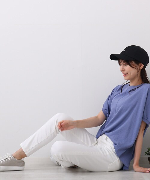 DRESKIP（ドレスキップ）の「◆【追加生産】イージーケア リブ切り替えブラウス（シャツ/ブラウス・レディース・オフホワイト/ブラック/ブラウン系/ナチュラル/ピンク系/ライトブルー・00）」の16枚目の写真