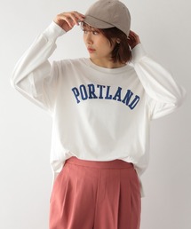 GLOBAL WORK | ヘビロッTプリント長袖/281743(Tシャツ/カットソー)