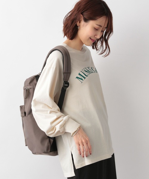 GLOBAL WORK（グローバルワーク）の「ヘビロッTプリント長袖/281743（Tシャツ/カットソー・レディース・グレー/オフホワイト/ホワイト系その他4/ホワイト系その他5/ホワイト系その他7/その他3・MEDIUM/LARGE）」の9枚目の写真