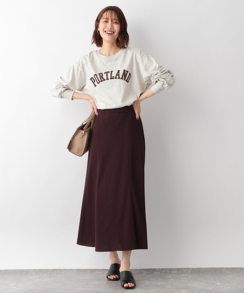 GLOBAL WORK（グローバルワーク）の「ヘビロッTプリント長袖/281743（Tシャツ/カットソー・レディース・グレー/オフホワイト/ホワイト系その他4/ホワイト系その他5/ホワイト系その他7/その他3・MEDIUM/LARGE）」の14枚目の写真