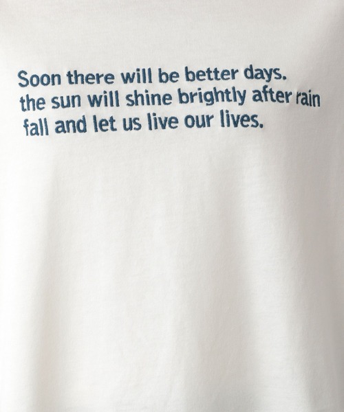 GLOBAL WORK（グローバルワーク）の「ヘビロッTプリント長袖/281743（Tシャツ/カットソー・レディース・グレー/オフホワイト/ホワイト系その他4/ホワイト系その他5/ホワイト系その他7/その他3・MEDIUM/LARGE）」の16枚目の写真