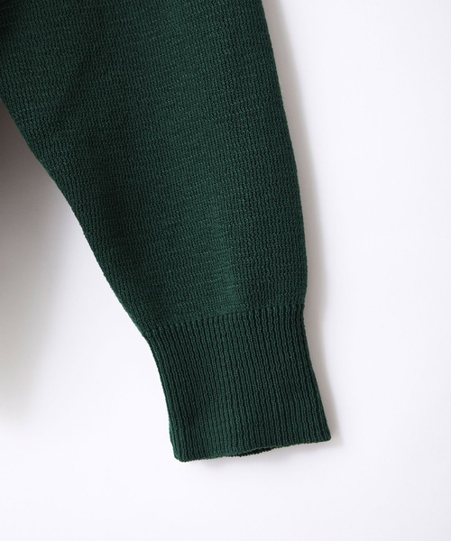 EMMA CLOTHES（エマクローズ）の「ランダムストライプルーズポロニットカーディガン EMMA CLOTHES（カーディガン/ボレロ・メンズ・ネイビー/グリーン/アイボリー/チャコール/ベージュ・L/M）」の18枚目の写真