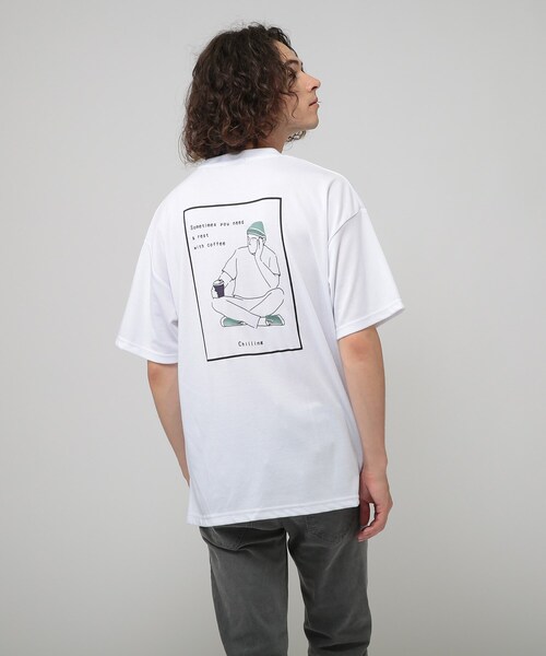 バックイラストtシャツ Tシャツ カットソー Tk Takeo Kikuchi ティーケータケオキクチ のファッション通販 Zozotown