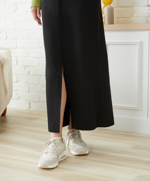 acro(アクロ)の「2WAYカラーロングタイトスカート/AC1466(スカート・レディース・ブラック/ピンク/オレンジ/グリーン・フリ-)」の15枚目の写真