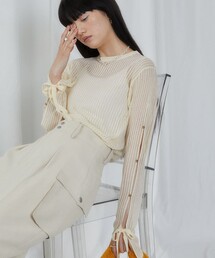 Firsthand | Firsthand/ファーストハンド スリットスリーブシアーニット(ニット/セーター)