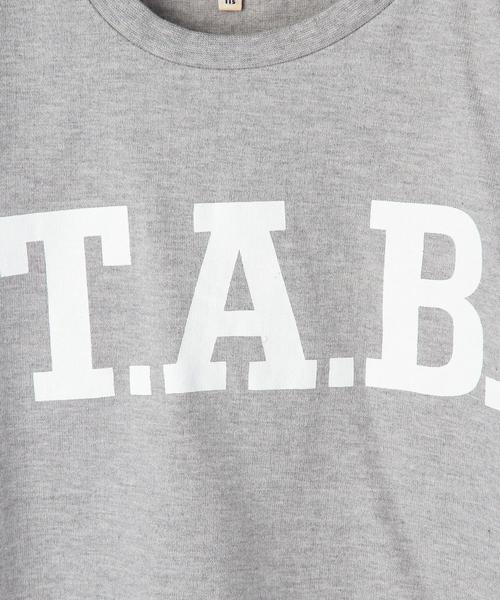 green label relaxing（グリーンレーベルリラクシング）の「【KIDS】T.A.B.メッシュキリカエTシャツ 5分袖◆（Tシャツ/カットソー・キッズ・グレー/ネイビー・135/L/125/M/115/95/S/105）」の6枚目の写真