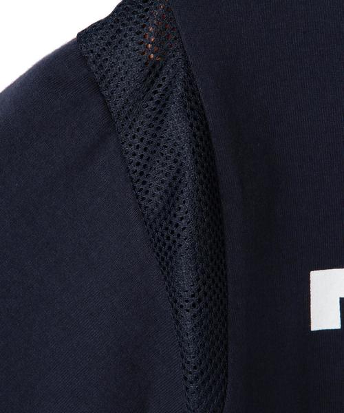 green label relaxing（グリーンレーベルリラクシング）の「【KIDS】T.A.B.メッシュキリカエTシャツ 5分袖◆（Tシャツ/カットソー・キッズ・グレー/ネイビー・135/L/125/M/115/95/S/105）」の10枚目の写真