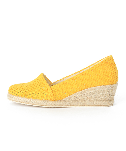 B:MING by BEAMS（ビーミングバイビームス）の「○ALBEROLA / ジュートウェッジ （サンダル・レディース・ネイビー/ベージュ/イエロー/グリーン系カモフラージュ・36/35/38/37）」の9枚目の写真