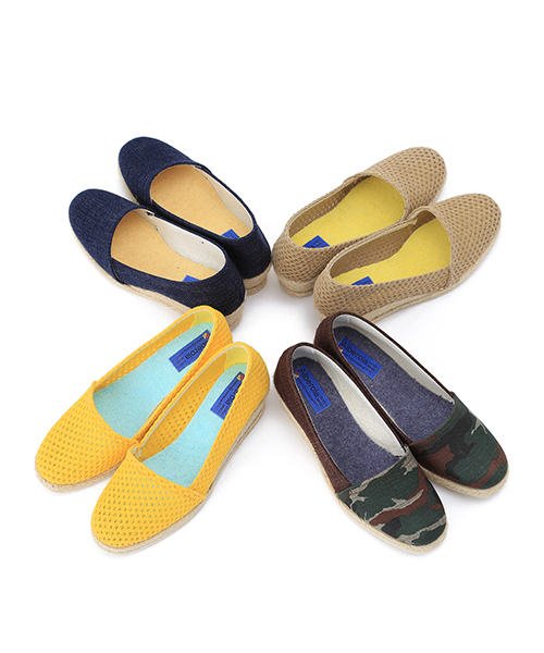 B:MING by BEAMS（ビーミングバイビームス）の「○ALBEROLA / ジュートウェッジ （サンダル・レディース・ネイビー/ベージュ/イエロー/グリーン系カモフラージュ・36/35/38/37）」の11枚目の写真