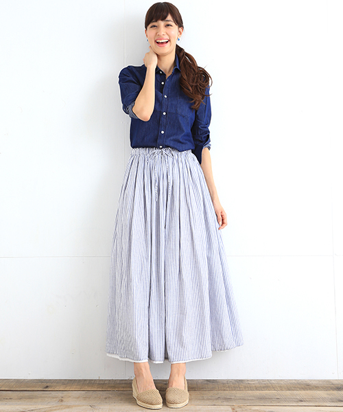 B:MING by BEAMS（ビーミングバイビームス）の「○ALBEROLA / ジュートウェッジ （サンダル・レディース・ネイビー/ベージュ/イエロー/グリーン系カモフラージュ・36/35/38/37）」の12枚目の写真