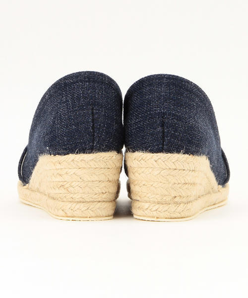 B:MING by BEAMS（ビーミングバイビームス）の「○ALBEROLA / ジュートウェッジ （サンダル・レディース・ネイビー/ベージュ/イエロー/グリーン系カモフラージュ・36/35/38/37）」の19枚目の写真