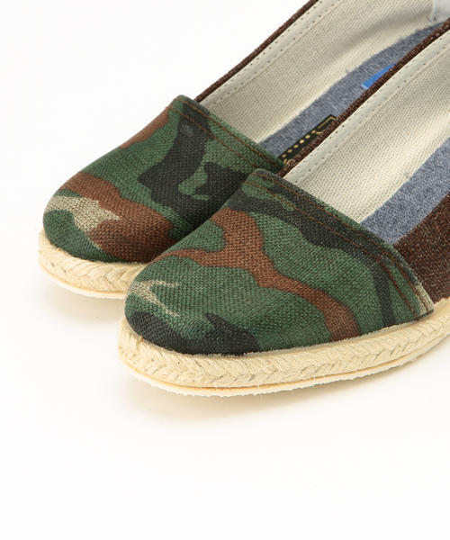 B:MING by BEAMS（ビーミングバイビームス）の「○ALBEROLA / ジュートウェッジ （サンダル・レディース・ネイビー/ベージュ/イエロー/グリーン系カモフラージュ・36/35/38/37）」の20枚目の写真