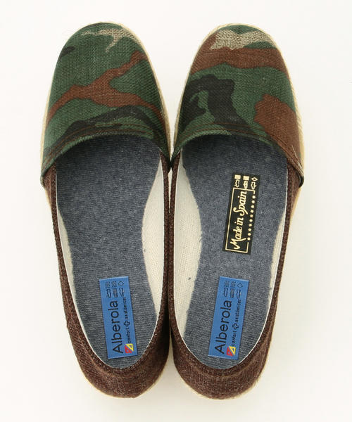 B:MING by BEAMS（ビーミングバイビームス）の「○ALBEROLA / ジュートウェッジ （サンダル・レディース・ネイビー/ベージュ/イエロー/グリーン系カモフラージュ・36/35/38/37）」の15枚目の写真