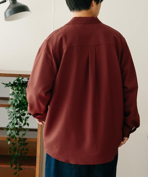 ITEMS URBANRESEARCH（アイテムズ アーバンリサーチ）の「オープンカラーシャツ（シャツ/ブラウス・メンズ・ブラウン/ネイビー/レッド系その他・MEDIUM/LARGE）」の17枚目の写真