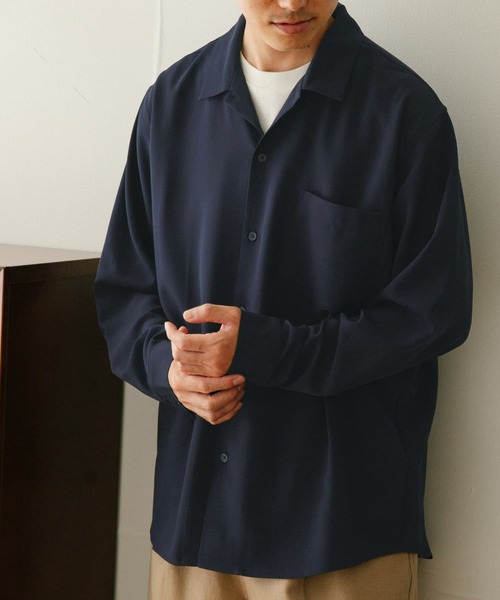 ITEMS URBANRESEARCH（アイテムズ アーバンリサーチ）の「オープンカラーシャツ（シャツ/ブラウス・メンズ・ブラウン/ネイビー/レッド系その他・MEDIUM/LARGE）」の20枚目の写真