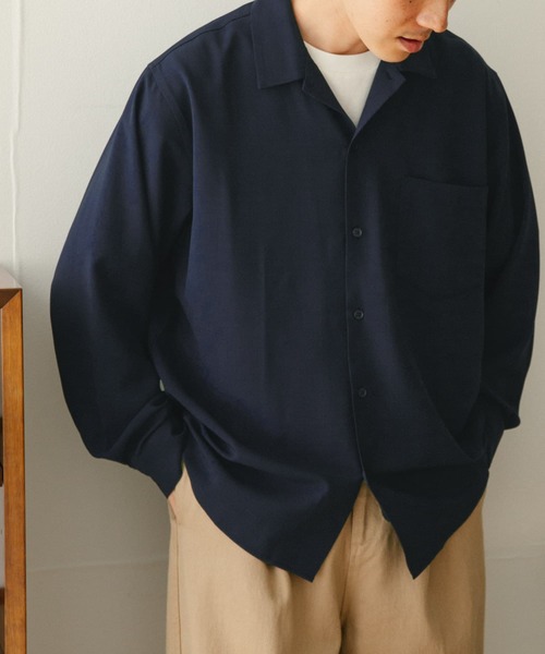 ITEMS URBANRESEARCH（アイテムズ アーバンリサーチ）の「オープンカラーシャツ（シャツ/ブラウス・メンズ・ブラウン/ネイビー/レッド系その他・MEDIUM/LARGE）」の21枚目の写真