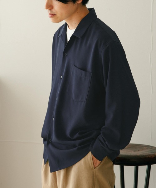 ITEMS URBANRESEARCH（アイテムズ アーバンリサーチ）の「オープンカラーシャツ（シャツ/ブラウス・メンズ・ブラウン/ネイビー/レッド系その他・MEDIUM/LARGE）」の22枚目の写真