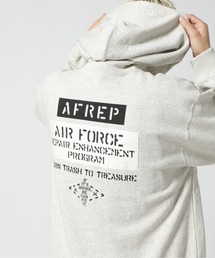 AVIREX | 《AVIREX REBUILD COLLECTION》ステンシル パッチ ジップ パーカー / STENCIL PATCH ZIP PARKA / アヴィレックス / AVIREX(パーカー)