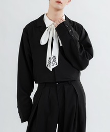 Adoon plain | 【Special edition】ショートテーラードジャケット(セットアップ着用可)(テーラードジャケット)