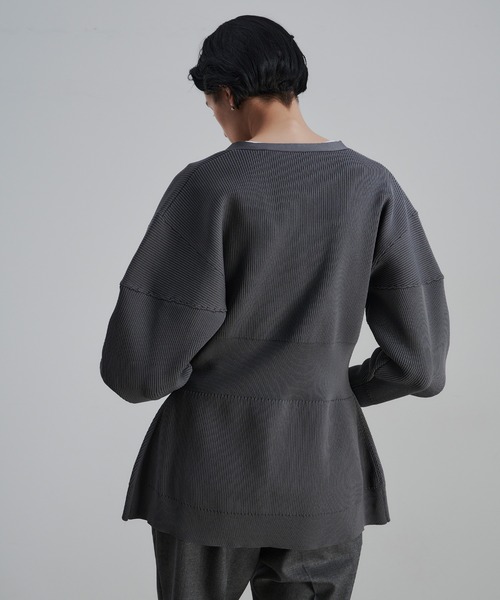 CEL ANSWER（シーイーエルアンサー）の「ボリュームスリーブカーディガン（カーディガン/ボレロ・レディース・ネイビー/ブラック/チャコールグレー・FREE）」の14枚目の写真