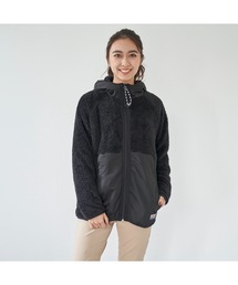 Ocean Pacific/オーシャンパシフィック ジャケット フーディ 配色切替 ジップアップ 前ポケット ボアジャケット 防寒 アウター