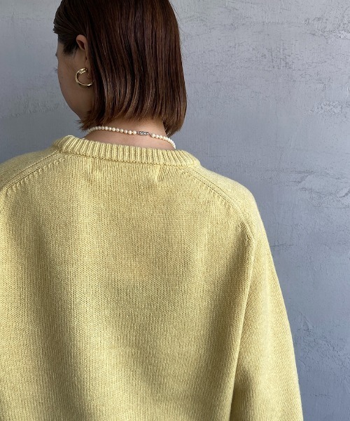 THE SHINZONE（ザ　シンゾーン）の「[THE SHINZONE/ザ シンゾーン] ショート丈クルーネックニット（ニット/セーター・レディース・パープル/イエロー/ブラウン・F）」の19枚目の写真