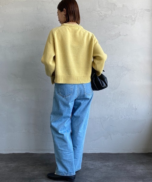 THE SHINZONE（ザ　シンゾーン）の「[THE SHINZONE/ザ シンゾーン] ショート丈クルーネックニット（ニット/セーター・レディース・パープル/イエロー/ブラウン・F）」の16枚目の写真