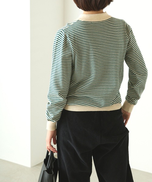forksy.(フォルクシー)の「【forksy.】長袖アソートポロニット(ニット/セーター・レディース・ブラック/ネイビー/レッド/グリーン/アイボリー・FREE)」の11枚目の写真