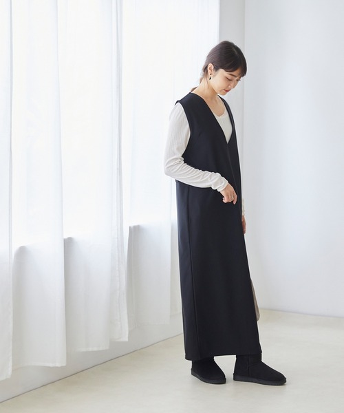 mooimooi(モーイモーイ)の「撥水ショート ムートンブーツ(ブーツ・レディース・チャコールグレー/ブラック/ダークブラウン/ベージュ/ブルー/キャメル/アイボリー系・LL/3L/4L/S/M/L)」の22枚目の写真