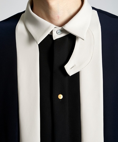 CULLNI（クルニ）の「STUDIOUS別注 FRONT COLOR SWITCHING SHIRT