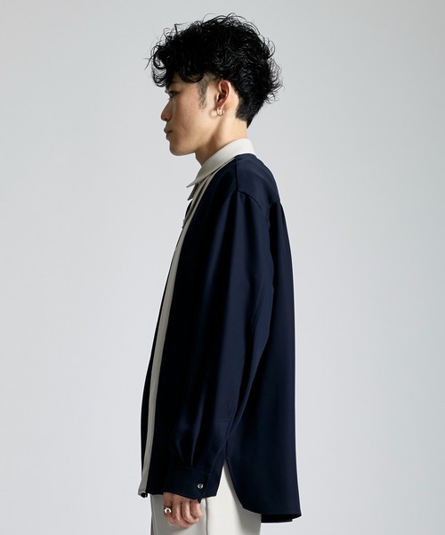 CULLNI（クルニ）の「STUDIOUS別注 FRONT COLOR SWITCHING SHIRT