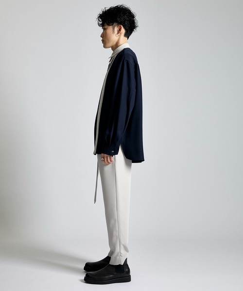 STUDIOUS別注 CULNI 23 SS ホワイト/ネイビー 長袖シャツ STUDIOUS別注 CULNI 23 SS ホワイト/ネイビー 長袖シャツ - メルカリ