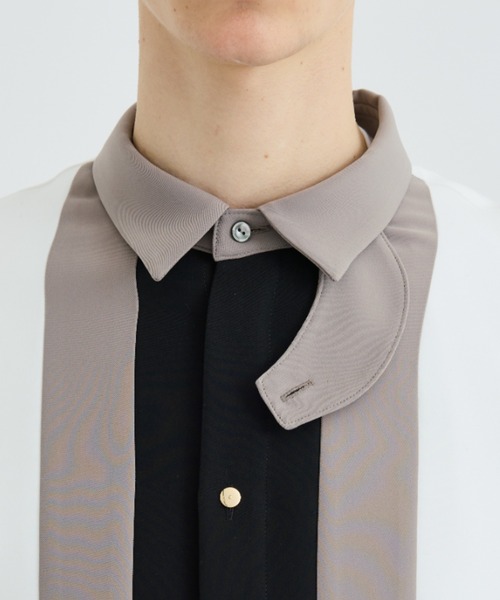 CULLNI（クルニ）の「STUDIOUS別注 FRONT COLOR SWITCHING SHIRT